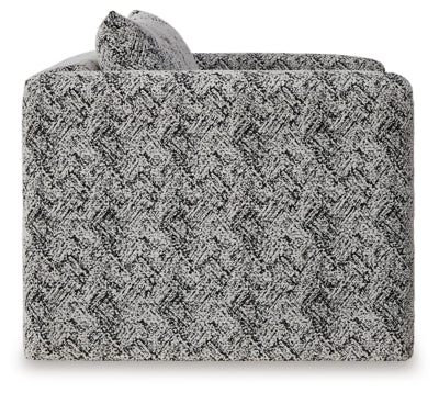 Ashley Kenbell Black White Accent Chair