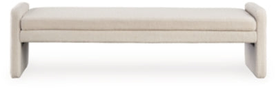 Ashley Lembertson Ecru Accent Bench