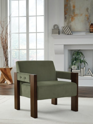 Ashley Adlanlock Olive Accent Chair
