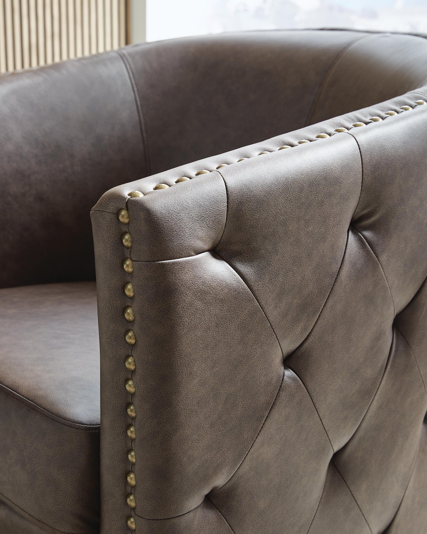 Ashley Brentlow Granite Swivel Accent Chair