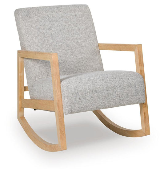 Ashley Wychworth Gray Natural Accent Chair