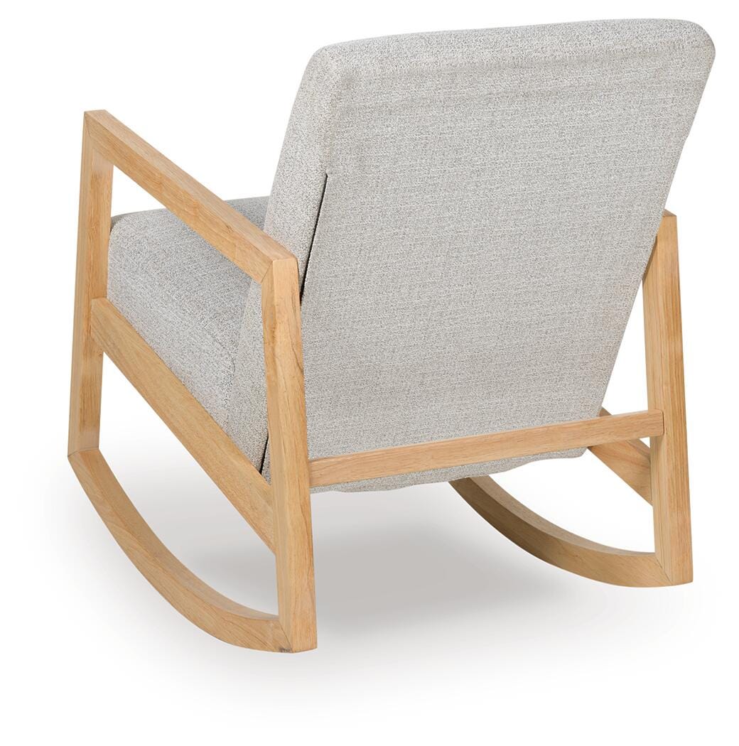 Ashley Wychworth Gray Natural Accent Chair