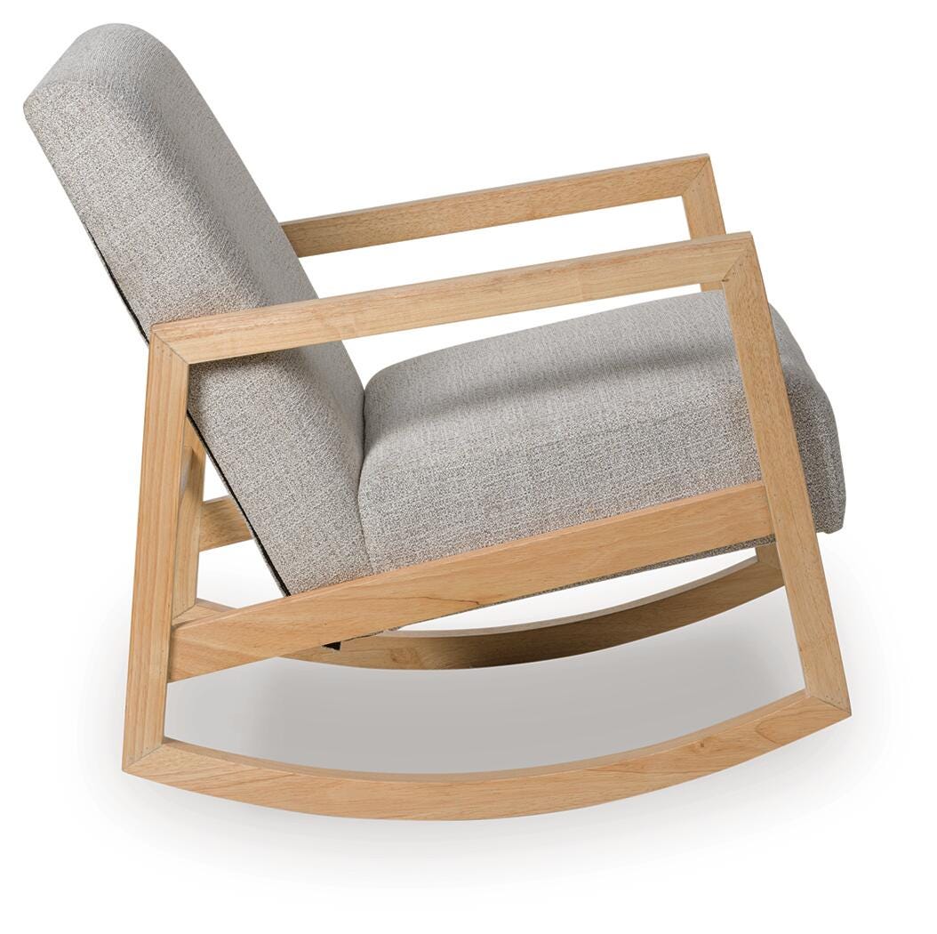 Ashley Wychworth Gray Natural Accent Chair