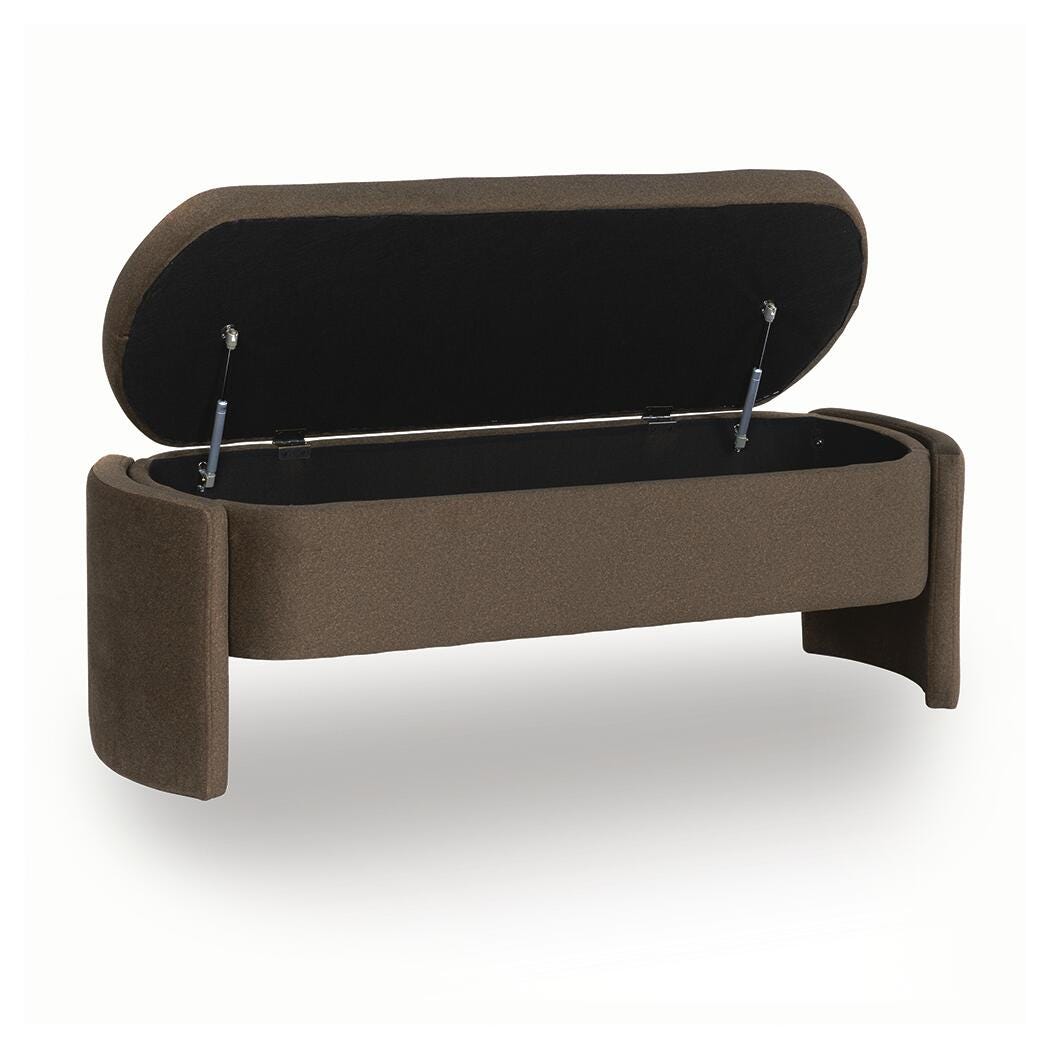 Ashley Vavuniya Brown Storage Bench