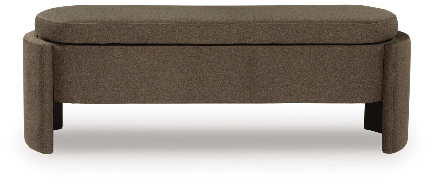 Ashley Vavuniya Brown Storage Bench