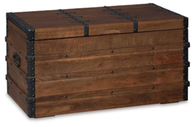 Ashley Kettleby Brown Storage Trunk