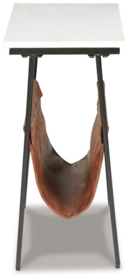 Ashley Etanbury Brown Black White Accent Table