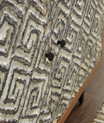 Ashley Kerrings Brown Black White Accent Cabinet