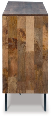 Ashley Prattville Brown Accent Cabinet