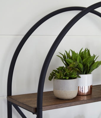 Ashley Galtbury Brown Black Bookcase