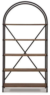 Ashley Galtbury Brown Black Bookcase