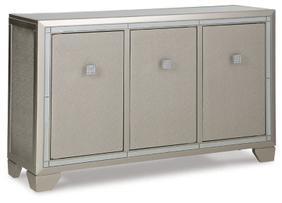 Ashley Chaseton Champagne Accent Cabinet