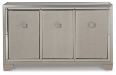 Ashley Chaseton Champagne Accent Cabinet