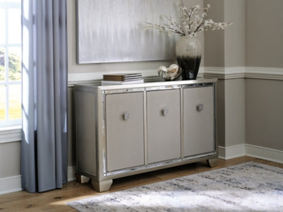 Ashley Chaseton Champagne Accent Cabinet