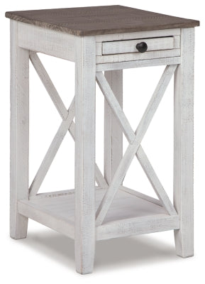 Ashley Adalane White Gray Accent Table