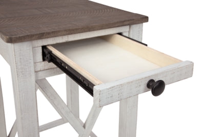 Ashley Adalane White Gray Accent Table