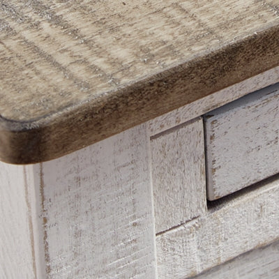 Ashley Adalane White Gray Accent Table