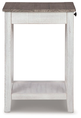 Ashley Adalane White Gray Accent Table