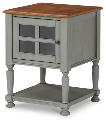 Ashley Mirimyn Gray Brown Accent Cabinet