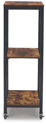 Ashley Bevinfield Brown Black Bar Cart