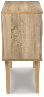 Ashley Orinfield Natural White Accent Cabinet