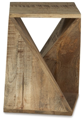 Ashley Zalemont Distressed Brown Accent Table