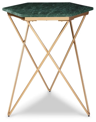Ashley Engelton Green Gold Accent Table