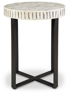 Ashley Crewridge Black Cream Accent Table