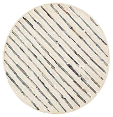 Ashley Crewridge Black Cream Accent Table