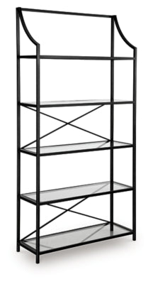Ashley Dakerwell Antique Black 72" Bookcase