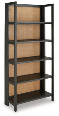 Ashley Abyard Black Natural Bookcase