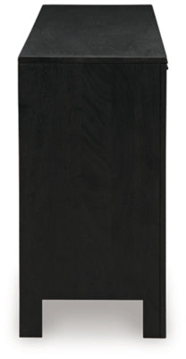 Ashley Cliffiings Black Natural Accent Cabinet