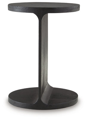 Ashley Adderley Black Accent Table