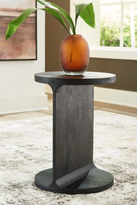 Ashley Adderley Black Accent Table