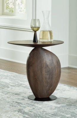 Ashley Cormmet Brown Black Accent Table
