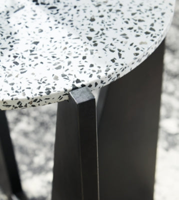 Ashley Tellrich Black White Accent Table