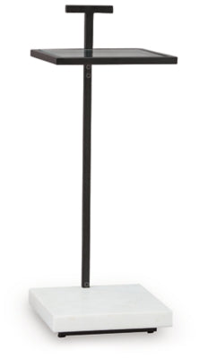 Ashley Mannill Black White Accent Table