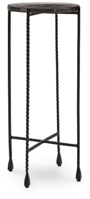 Ashley Newgoren Clear Black Accent Table
