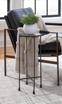 Ashley Newgoren Clear Black Accent Table