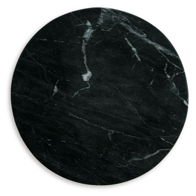 Ashley Quinndon Brown Black Accent Table