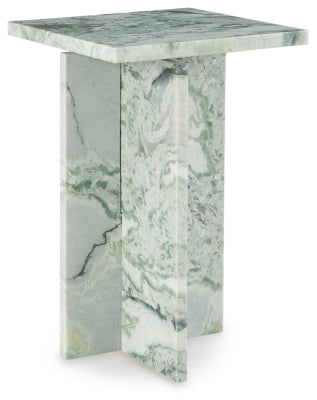Ashley Deaconwell White Green Accent Table