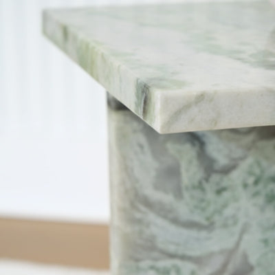 Ashley Deaconwell White Green Accent Table