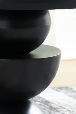 Ashley Kurtson Bronze Finish Accent Table