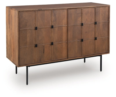 Ashley Juddins Brown Accent Cabinet