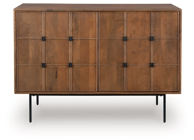 Ashley Juddins Brown Accent Cabinet