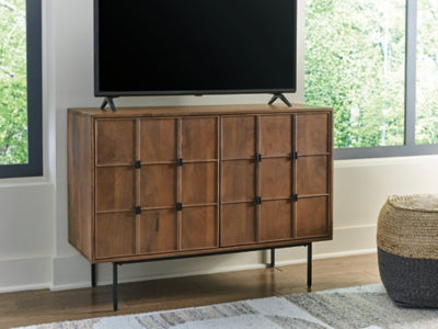 Ashley Juddins Brown Accent Cabinet