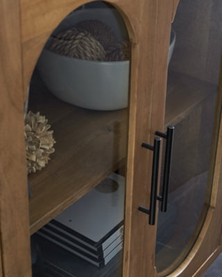 Ashley Niall Light Brown Accent Cabinet