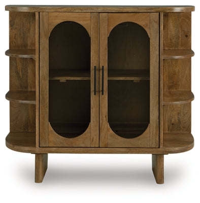 Ashley Niall Light Brown Accent Cabinet