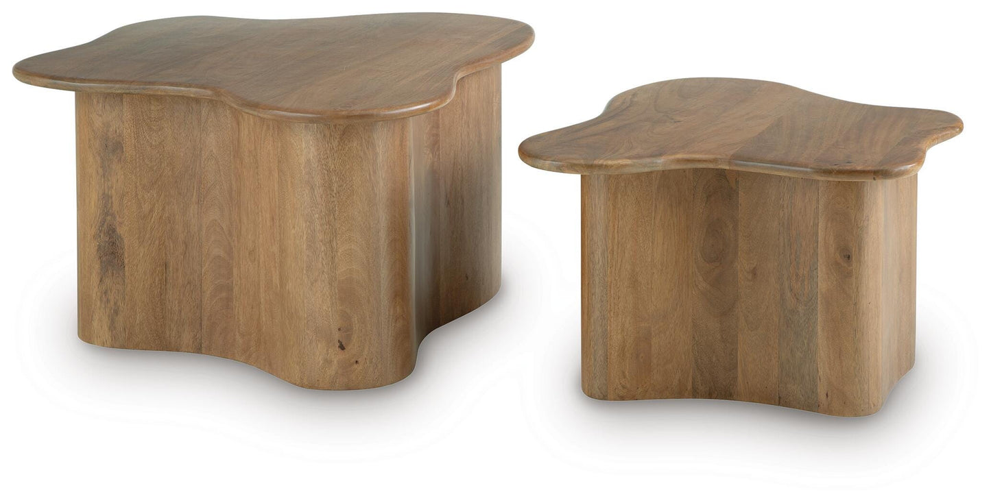 Ashley Abeford Brown Accent Coffee Table (Set of 2)