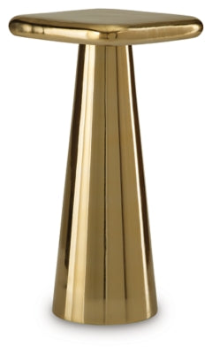 Ashley Dallenburg Gold Finish Accent Table